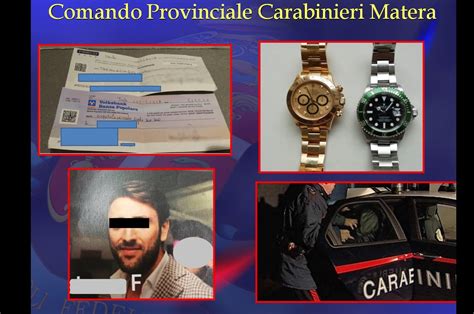 Operazione Carabinieri Matera : Arrestato Barese per truffa